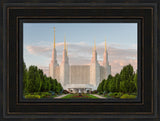 Washington DC Temple - Sunrise by Robert A Boyd