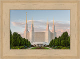 Washington DC Temple - Sunrise by Robert A Boyd