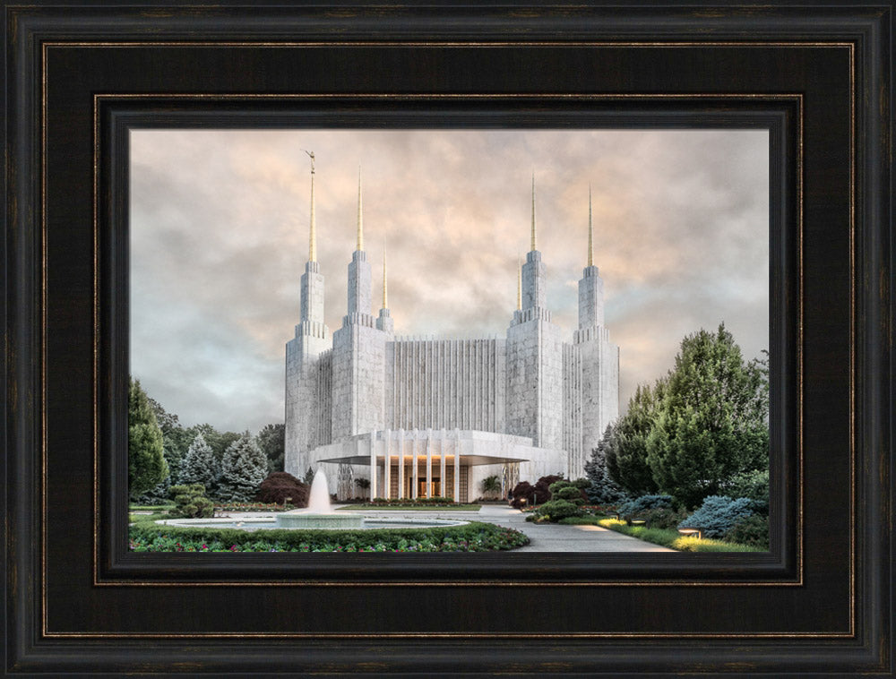 Washington DC Temple - Chrome Series by Robert A Boyd