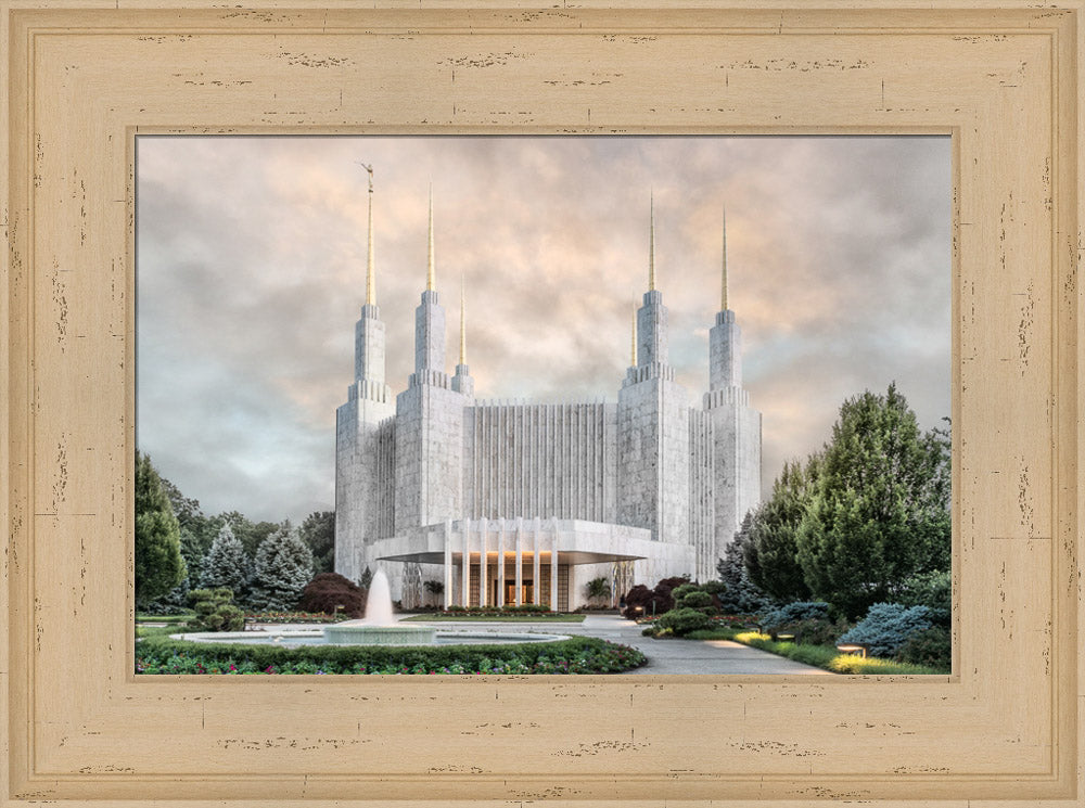 Washington DC Temple - Chrome Series by Robert A Boyd