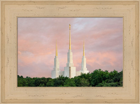 Washington DC Temple - Spires by Robert A Boyd