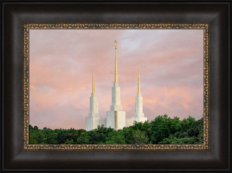 Washington DC Temple - Spires by Robert A Boyd