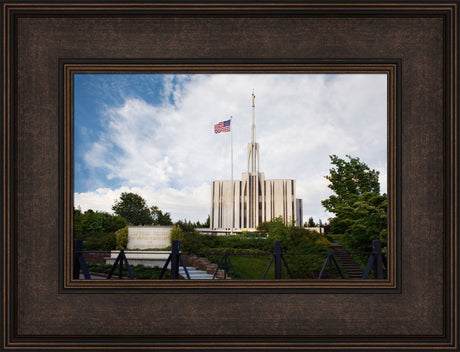 Seattle Temple - Summer by Robert A Boyd