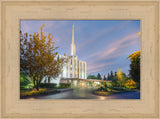 Seattle Temple - Evening Light by Robert A Boyd