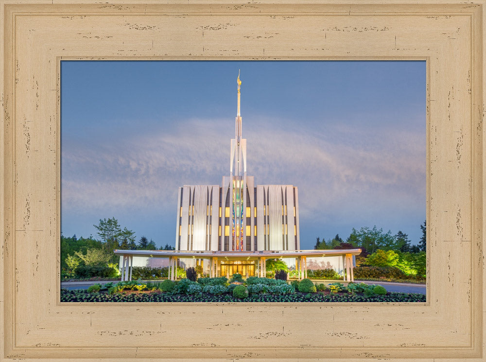 Seattle Temple - Welcome to the Temple by Robert A Boyd