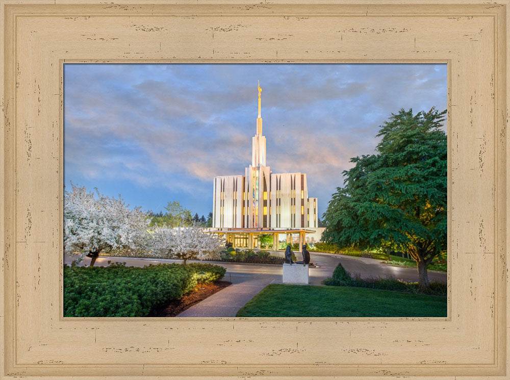 Seattle Temple - Garden Path by Robert A Boyd