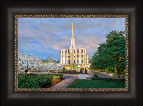 Seattle Temple - Garden Path by Robert A Boyd