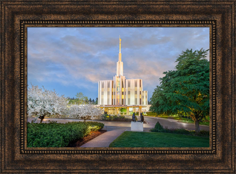 Seattle Temple - Garden Path by Robert A Boyd