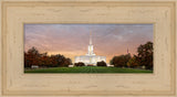 Jordan River Temple - Fall Sunset Panoramic by Robert A Boyd