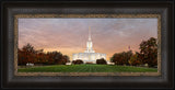 Jordan River Temple - Fall Sunset Panoramic by Robert A Boyd