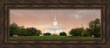 Jordan River Temple - Evening Panoramic by Robert A Boyd