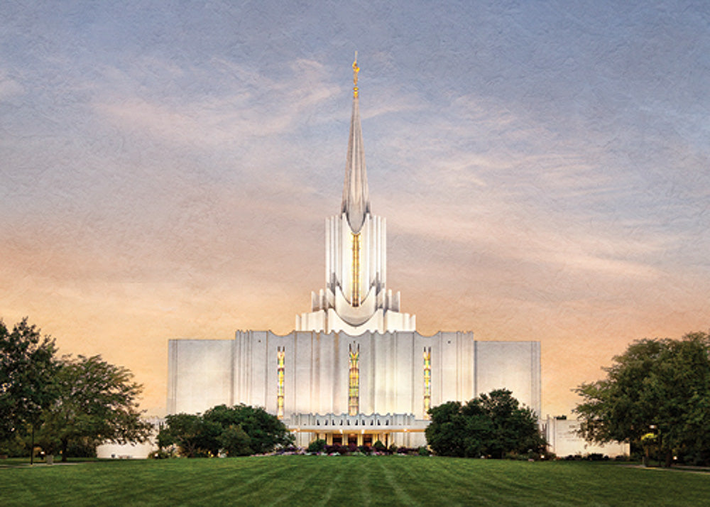 Jordan River Temple - Holy Place Series 5x7 print