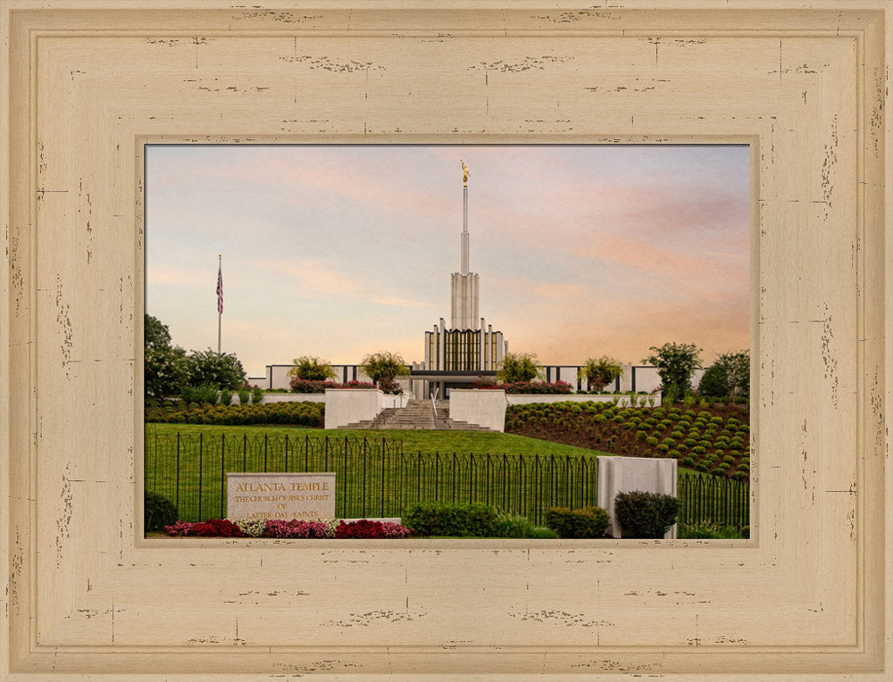 Atlanta Temple - Summer Morning by Robert A Boyd