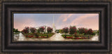 Atlanta Temple - Blossoming Trees Panoramic by Robert A Boyd