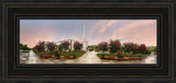 Atlanta Temple - Blossoming Trees Panoramic by Robert A Boyd