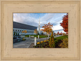 Boise Temple - Autumn Fountains by Robert A Boyd