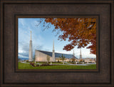 Boise Temple - Fall Trees by Robert A Boyd