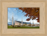 Boise Temple - Fall Trees by Robert A Boyd