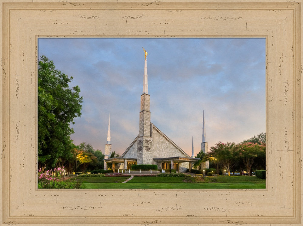 Dallas Temple - Morning Calm by Robert A Boyd