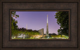 Dallas Temple - Purple Morning by Robert A Boyd