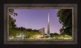 Dallas Temple - Purple Morning by Robert A Boyd