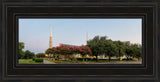 Dallas Temple - Panoramic Trees by Robert A Boyd