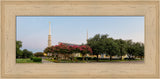 Dallas Temple - Panoramic Trees by Robert A Boyd