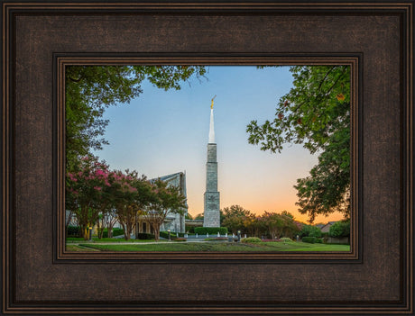 Dallas Temple - Sunrise by Robert A Boyd