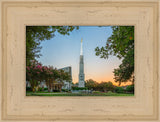 Dallas Temple - Sunrise by Robert A Boyd