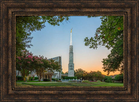 Dallas Temple - Sunrise by Robert A Boyd