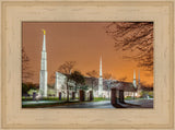 Chicago Temple - Evening Glow by Robert A Boyd