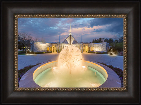 Chicago Temple - Fountains by Robert A Boyd