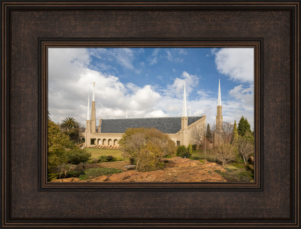 Johannesberg Temple - Trees by Robert A Boyd