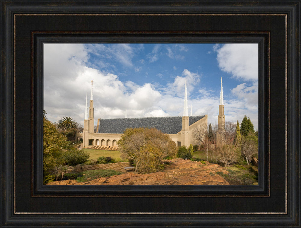 Johannesberg Temple - Trees by Robert A Boyd