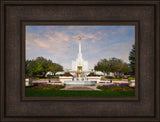 Denver Temple - Sunset by Robert A Boyd