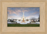 Denver Temple - Winter Sky by Robert A Boyd