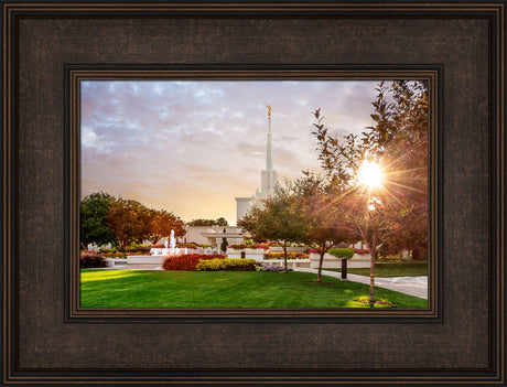 Denver Temple - Sunburst by Robert A Boyd