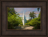 Portland Temple - Springtime by Robert A Boyd