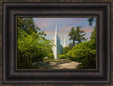 Portland Temple - Springtime by Robert A Boyd