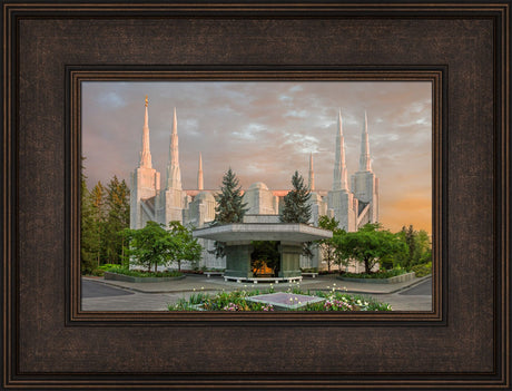 Portland Temple - Eventide by Robert A Boyd