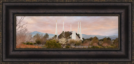 Las Vegas Temple - Sunset Wide Panoramic by Robert A Boyd