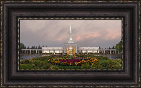 Toronto Temple - Autumn Sky by Robert A Boyd