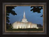 Toronto Temple - Evening by Robert A Boyd