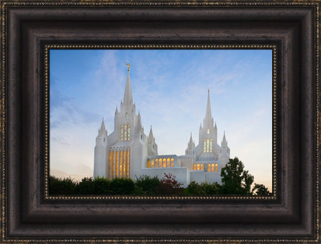 San Diego Temple - Spires by Robert A Boyd