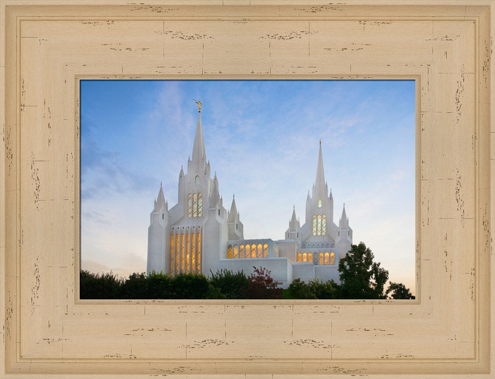 San Diego Temple - Spires by Robert A Boyd