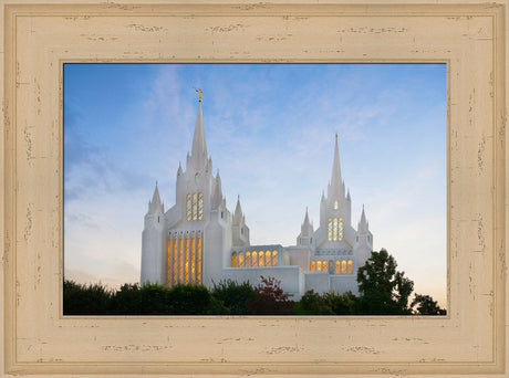 San Diego Temple - Spires by Robert A Boyd