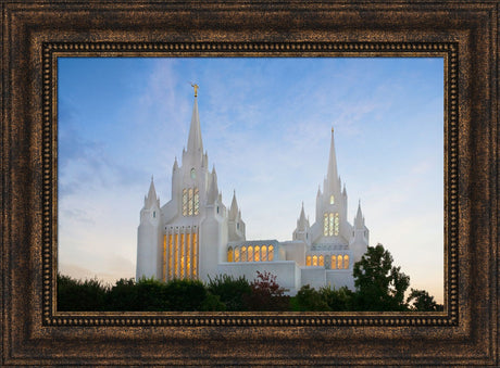 San Diego Temple - Spires by Robert A Boyd