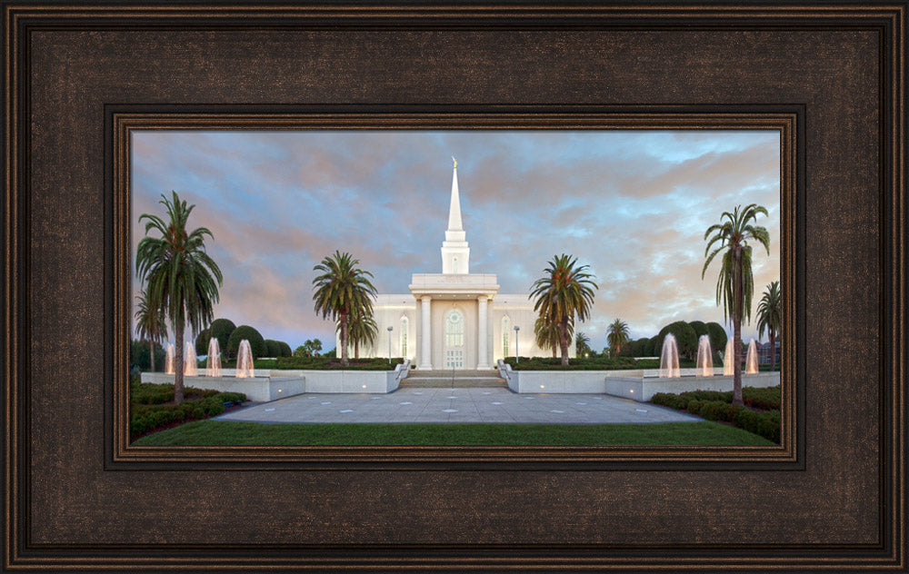 Orlando Temple - Orlando Temple Sunrise by Robert A Boyd