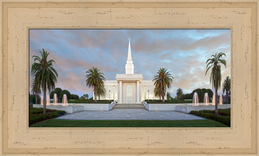 Orlando Temple - Orlando Temple Sunrise by Robert A Boyd