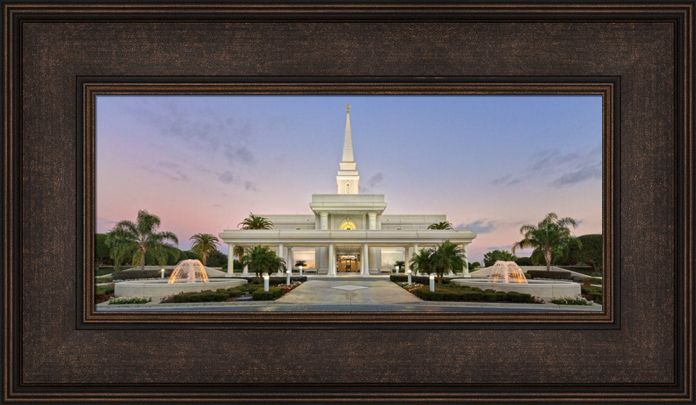 Orlando Temple - Fountains by Robert A Boyd